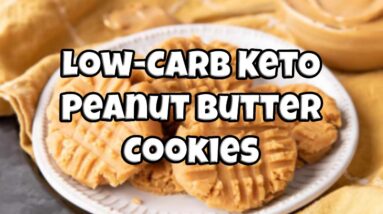 Low-Carb Keto Peanut Butter Cookies - Quick and Easy Diet Recipe How to Make Snack or Dessert