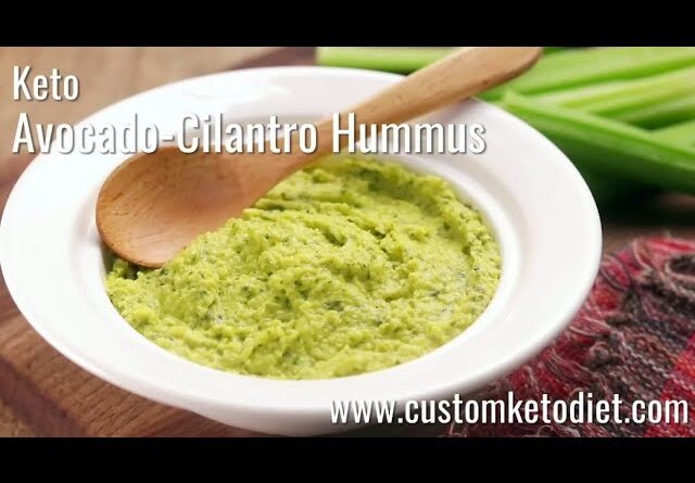 Title: "Delicious Keto Avocado Cilantro Hummus Recipe | Healthy and Flavorful Snack"