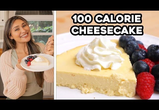 ONLY 100 Calories‼️ Low Carb Cheesecake! Easy and Decadent Recipe