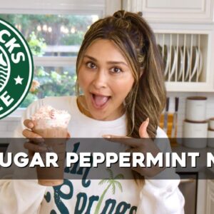 Zero Sugar Starbucks Peppermint Mocha! Low Calorie, Low Carb & Weight Loss Recipe